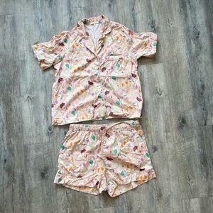 Floral Print Women's Pajama Set